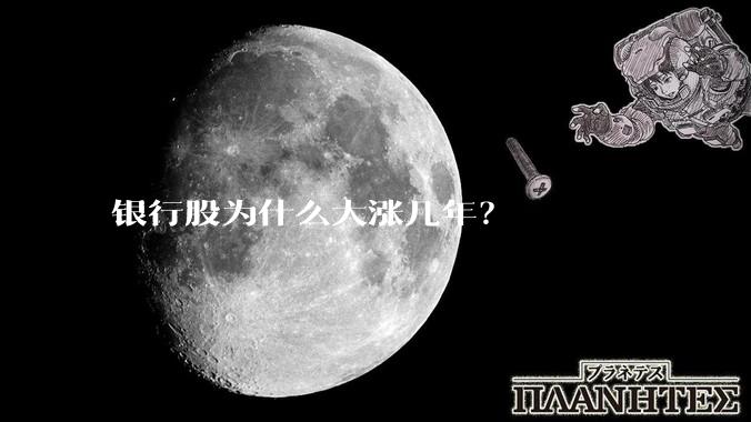 银行股为什么大涨几年？