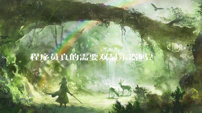 程序员真的需要双显示器吗？